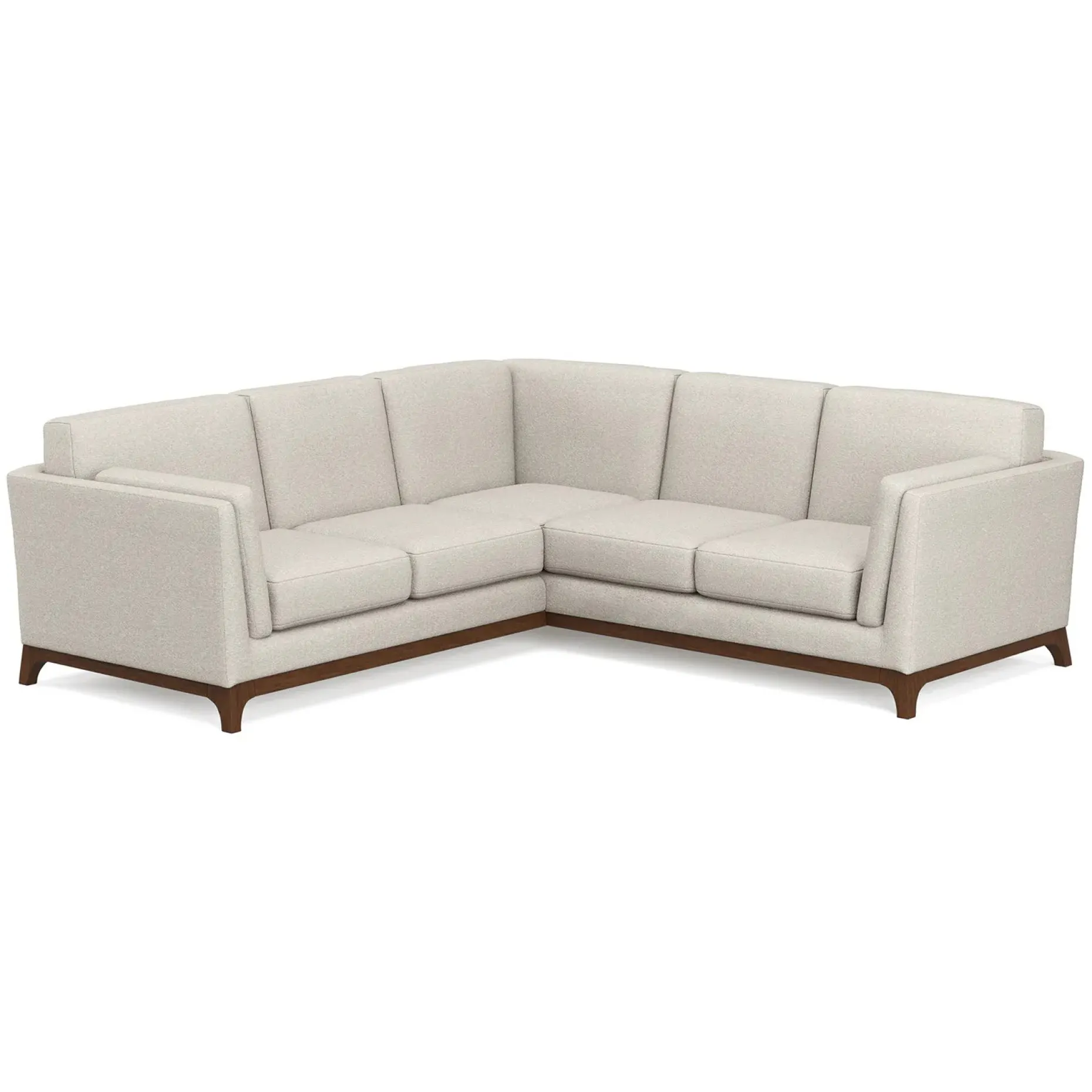 Ceni 88" Corner Sectional - Chalk Gray
