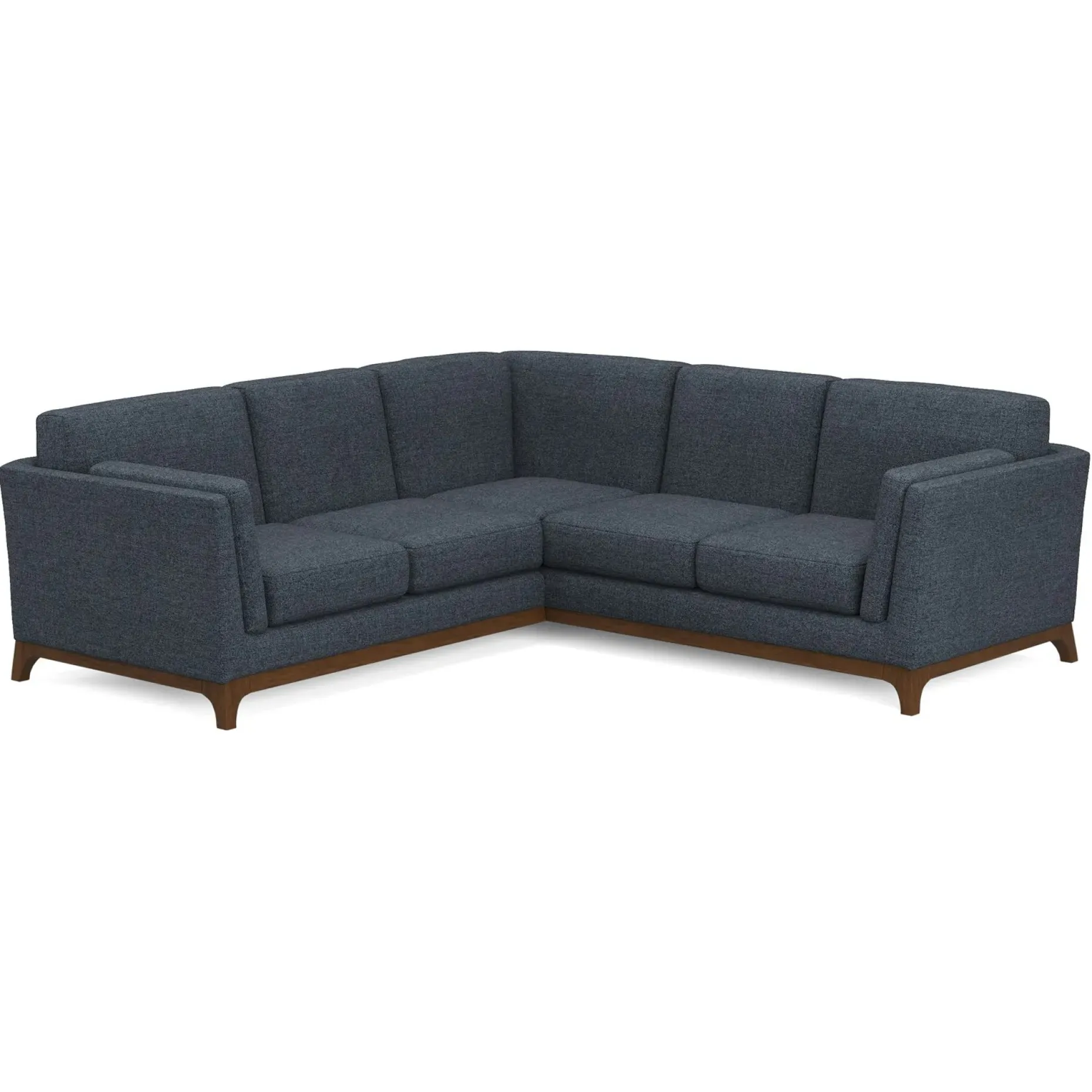 Ceni 88" Corner Sectional - Denim Blue