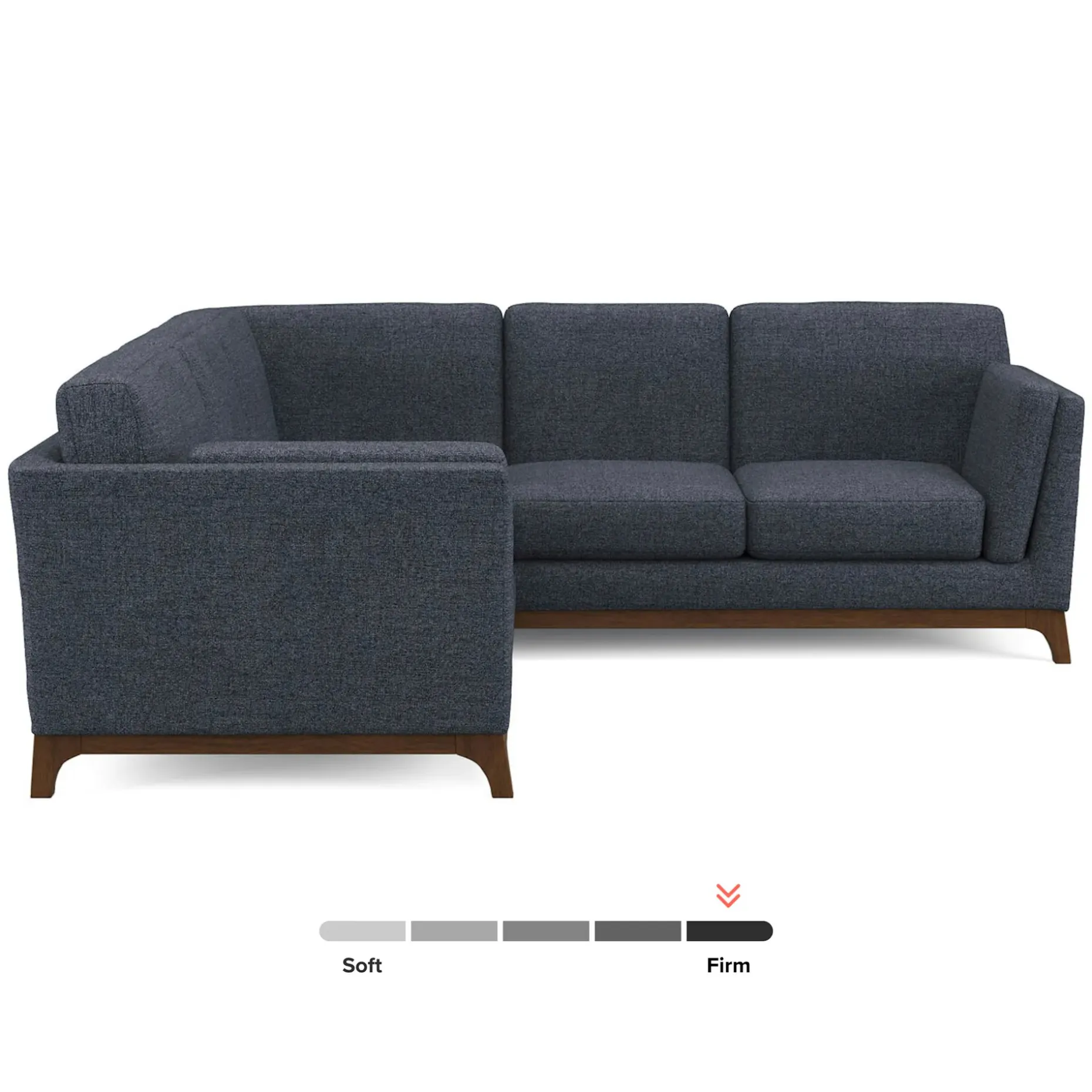 Ceni 88" Corner Sectional - Denim Blue