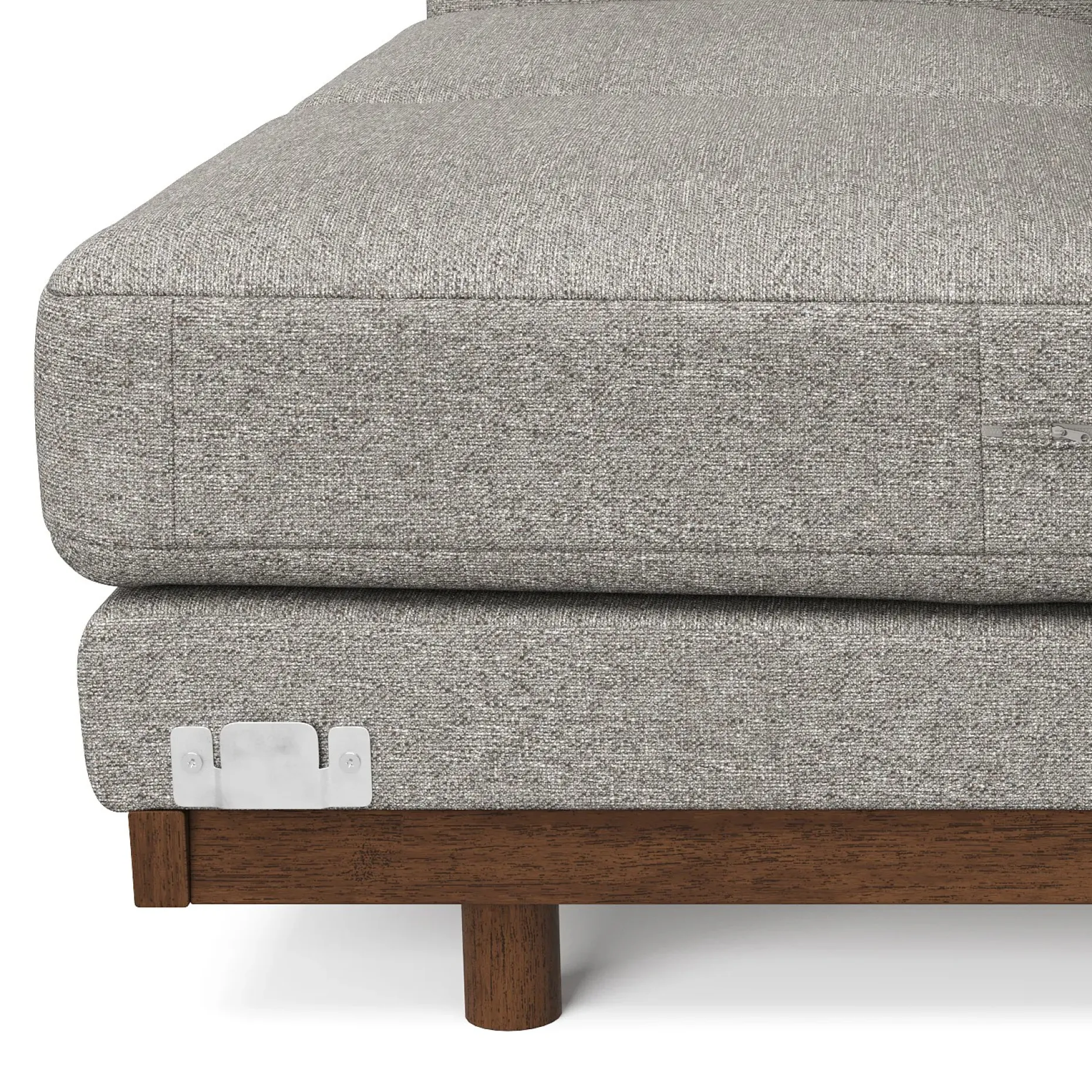 Ceni 88" Corner Sectional - Quarry Gray