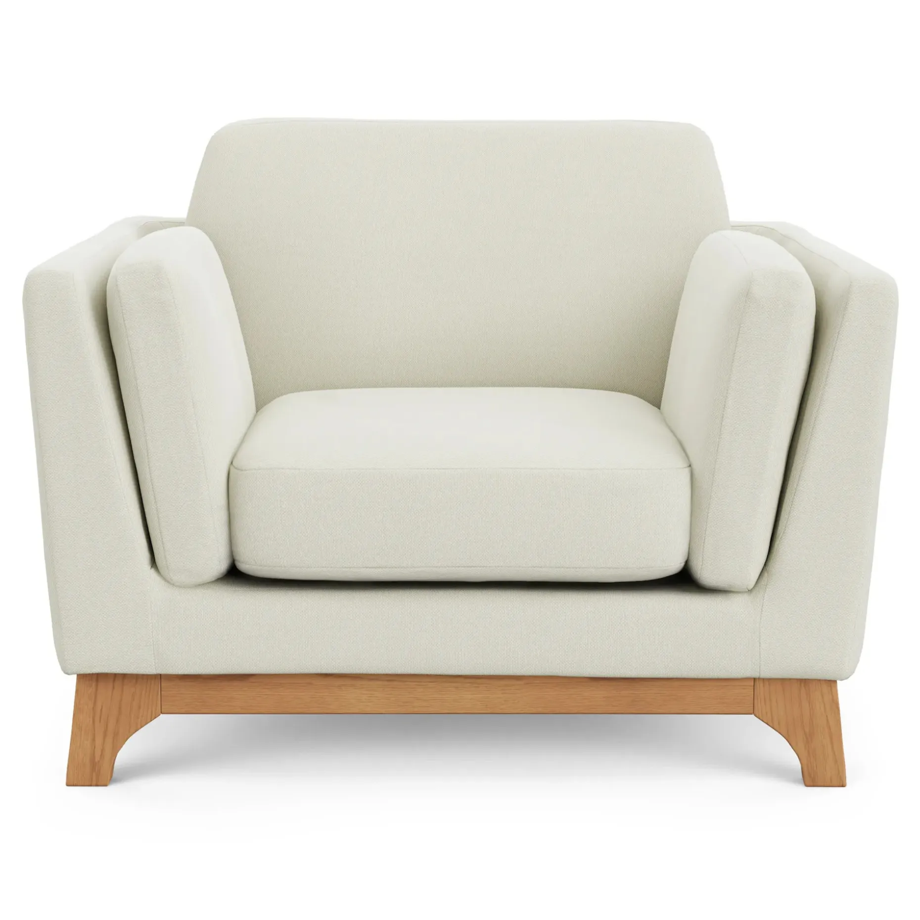 Ceni 39" Lounge Chair - Buckler Ivory