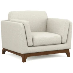 Ceni 39" Lounge Chair - Chalk Gray