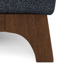 Ceni 39" Lounge Chair - Denim Blue