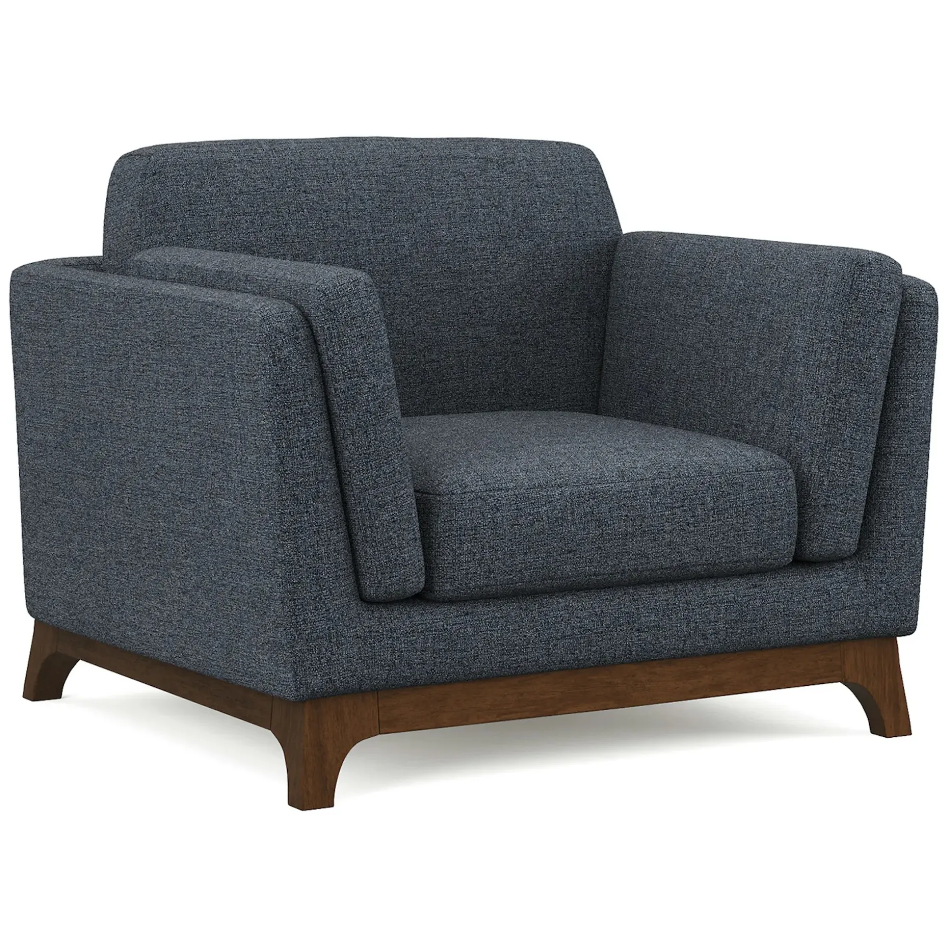 Ceni 39" Lounge Chair - Denim Blue