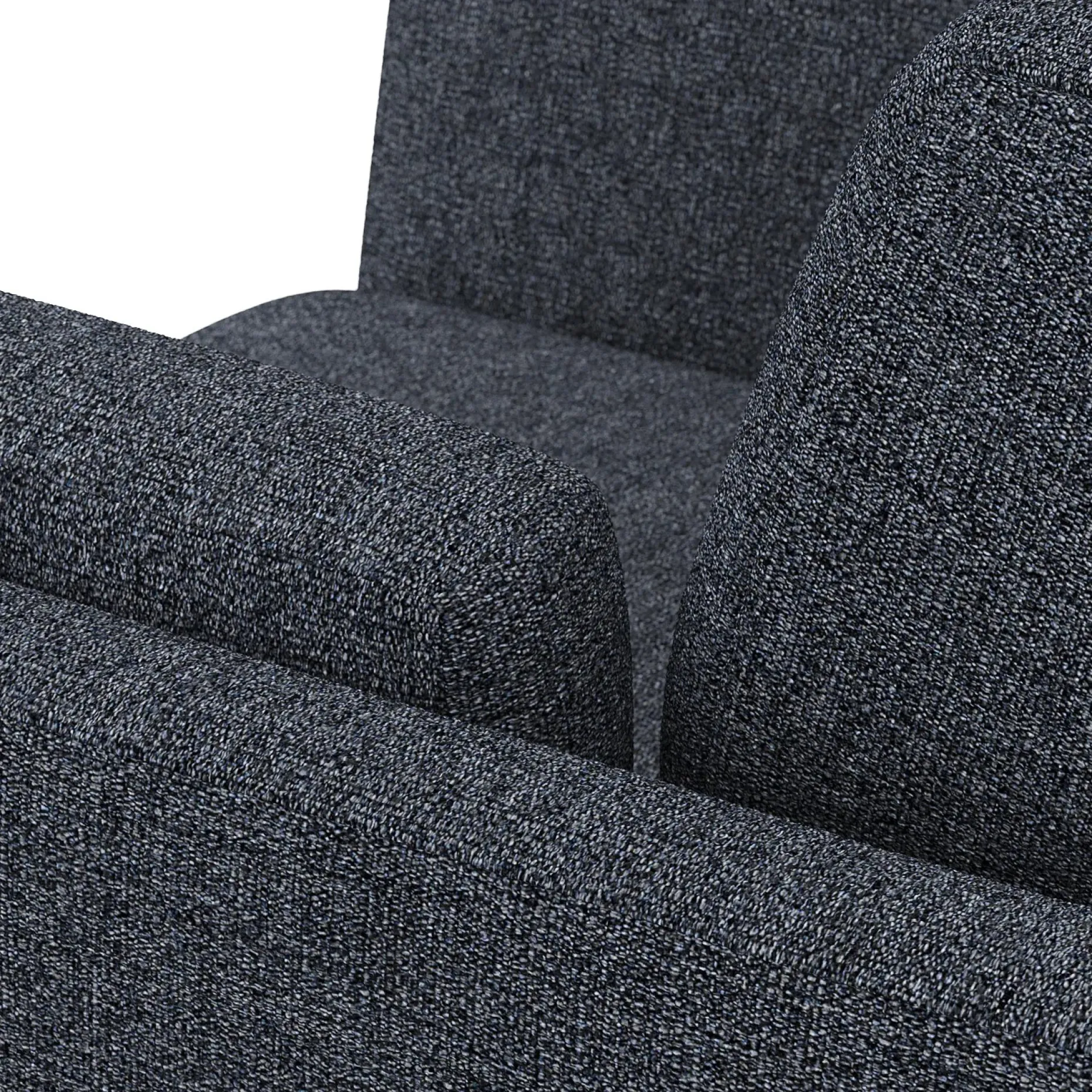 Ceni 39" Lounge Chair - Denim Blue