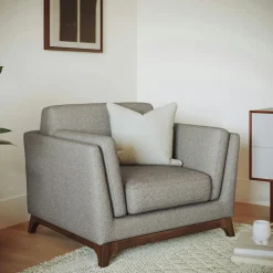 Ceni 39" Lounge Chair - Quarry Gray