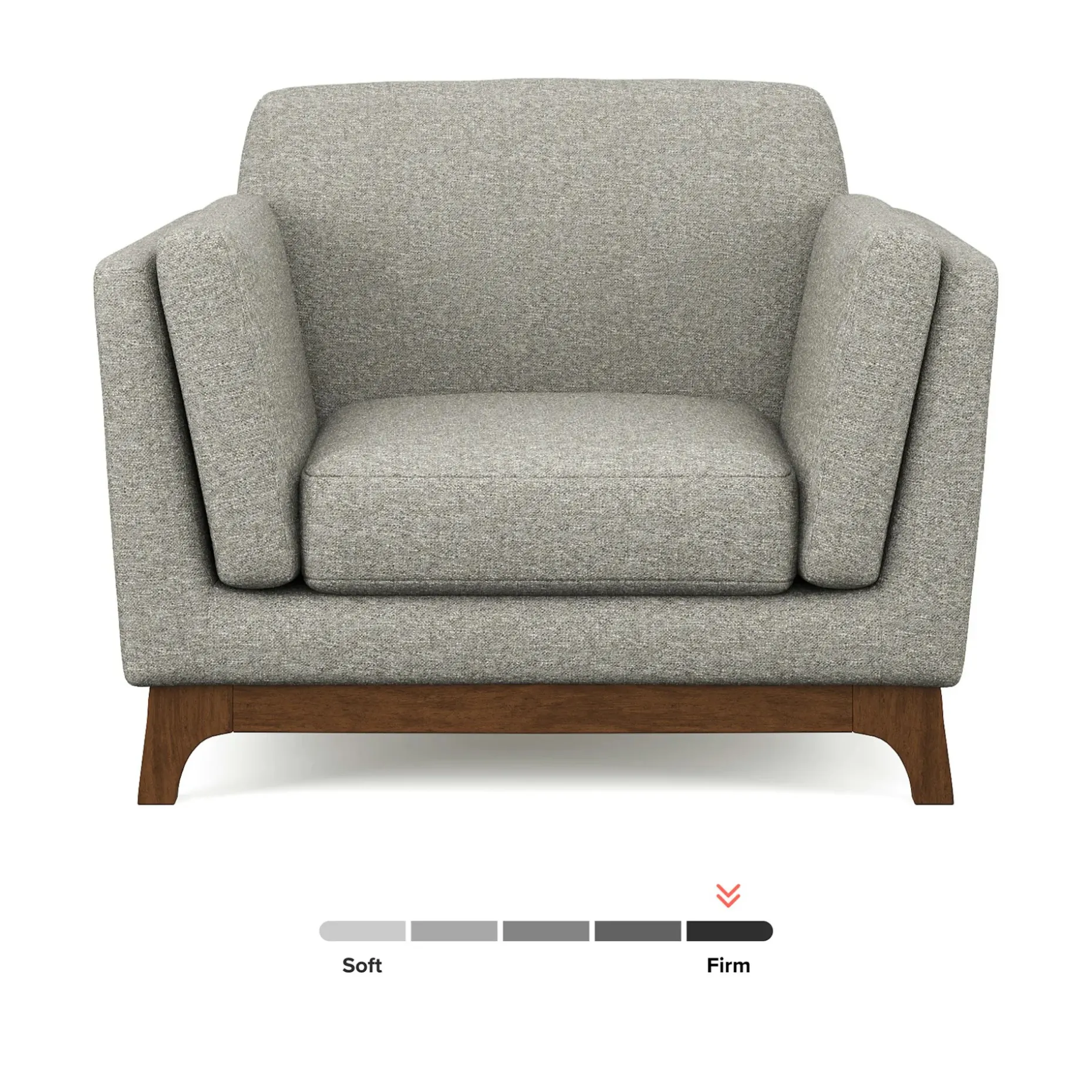 Ceni 39" Lounge Chair - Quarry Gray