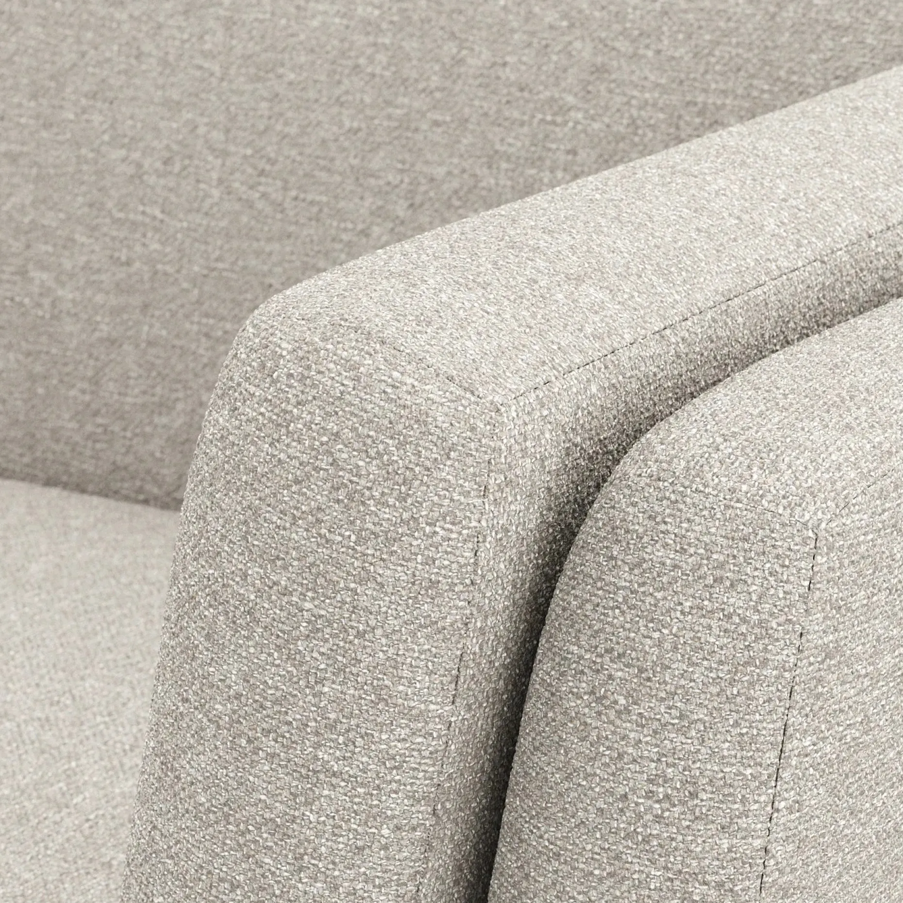 Ceni 61" Loveseat - Chalk Gray