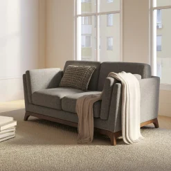 Ceni 61" Loveseat - Quarry Gray