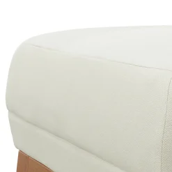 Ceni 35" Ottoman - Buckler Ivory