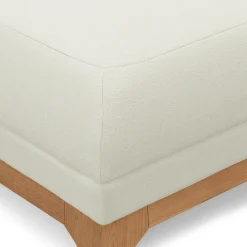 Ceni 35" Ottoman - Buckler Ivory