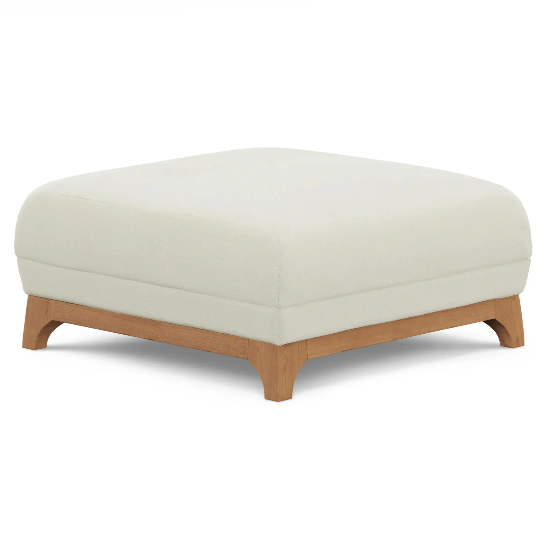 Ceni 35" Ottoman - Buckler Ivory