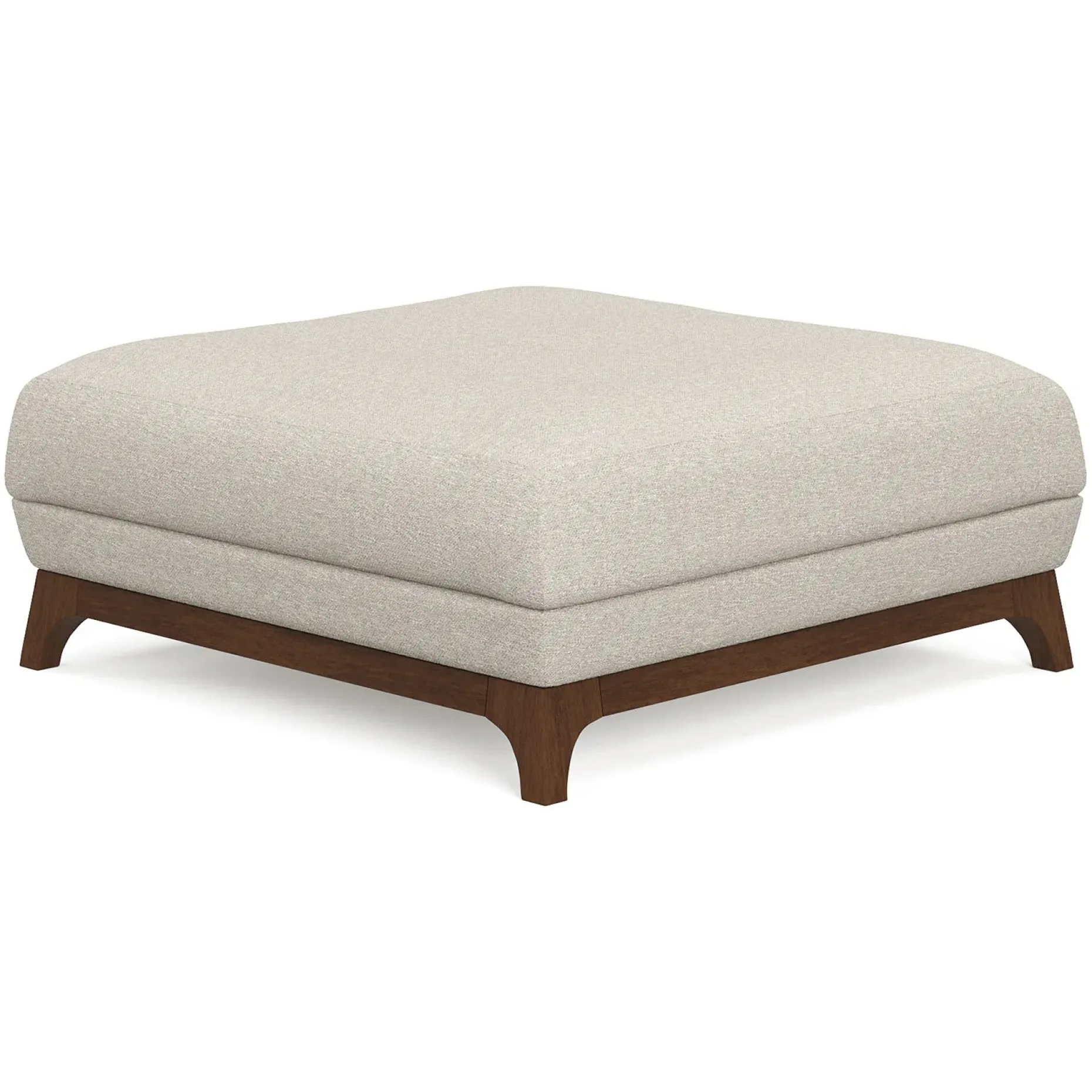 Ceni 35" Ottoman - Chalk Gray
