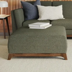 Ceni 35" Ottoman - Hemlock Green