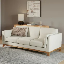 Ceni 83" Sofa - Buckler Ivory