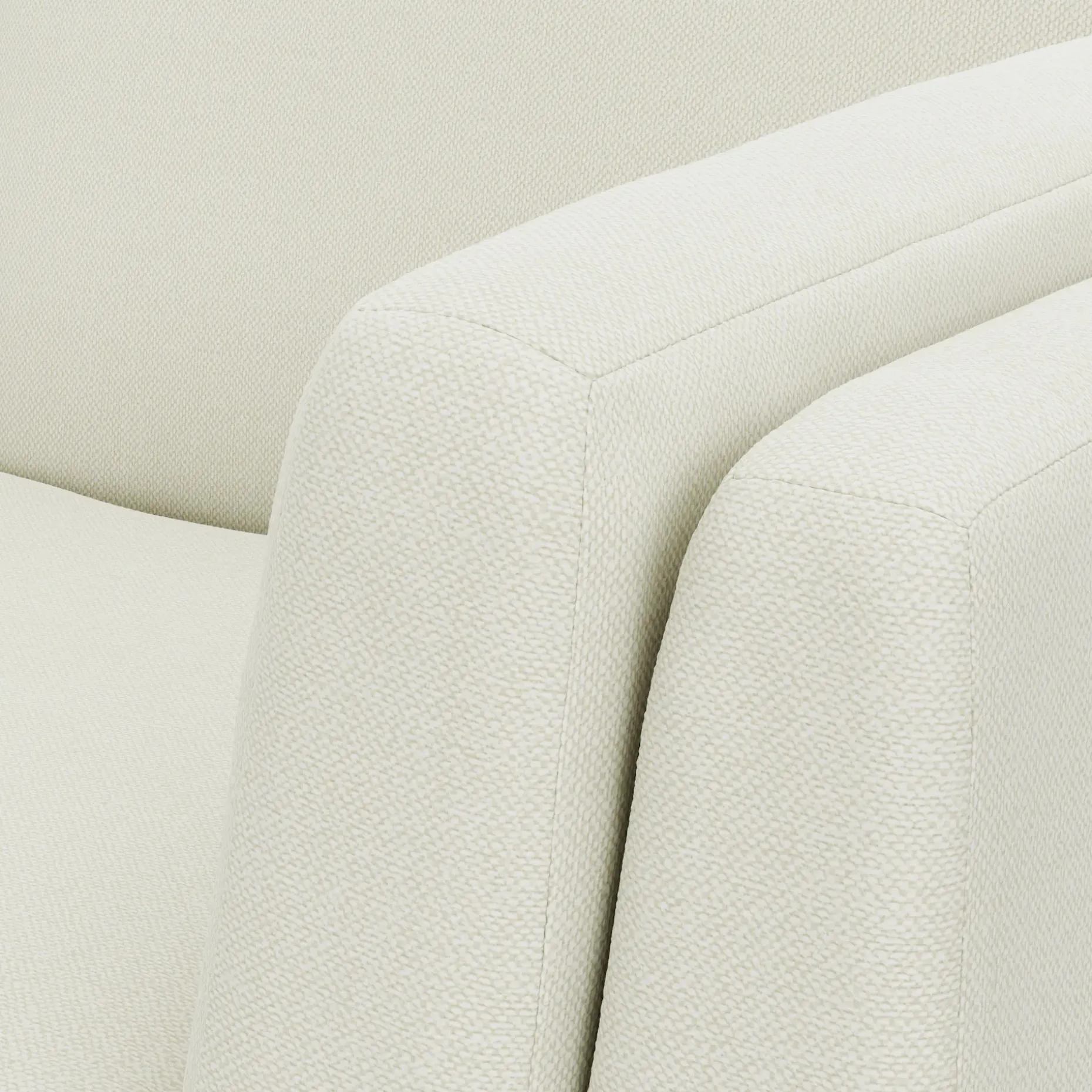 Ceni 83" Sofa - Buckler Ivory