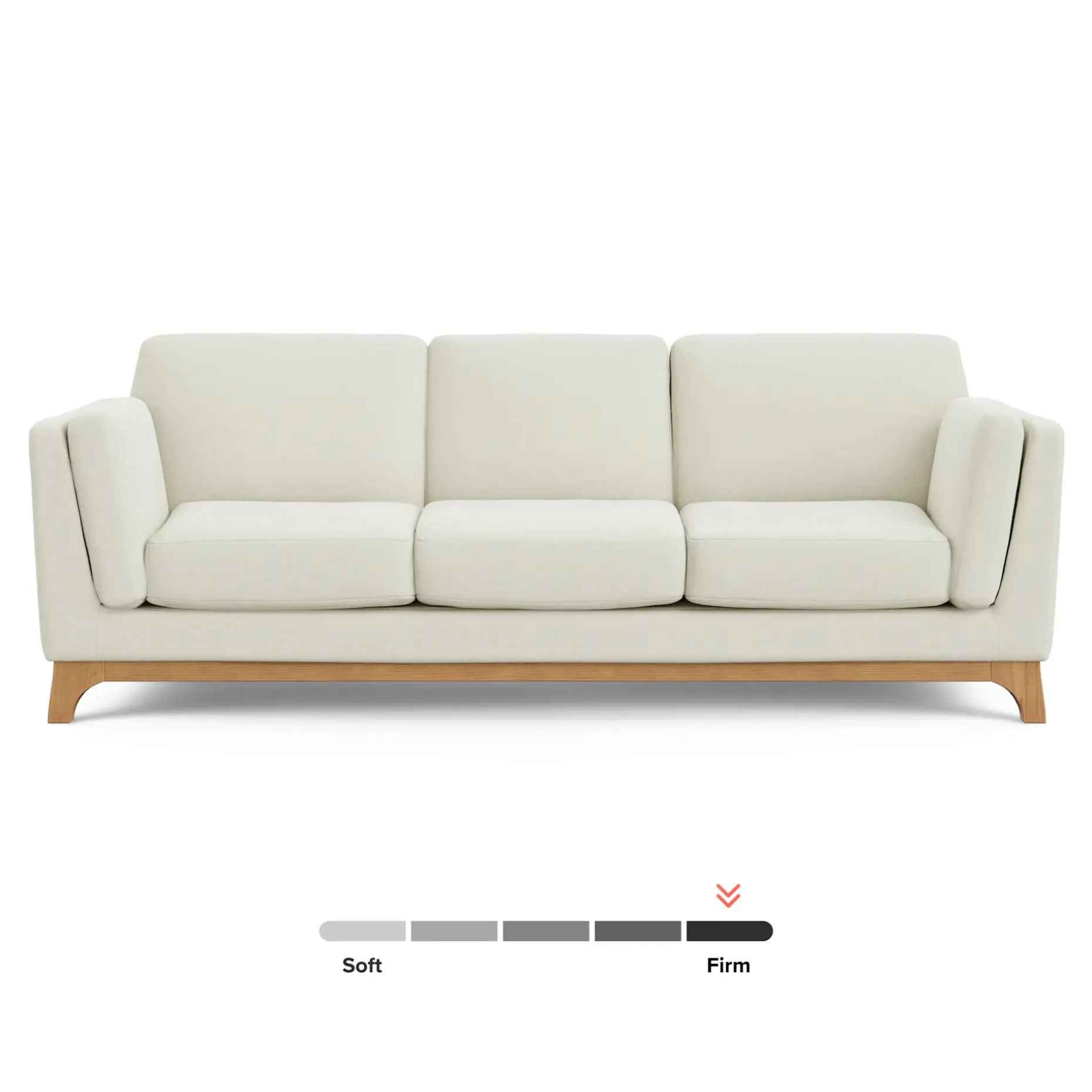 Ceni 83" Sofa - Buckler Ivory