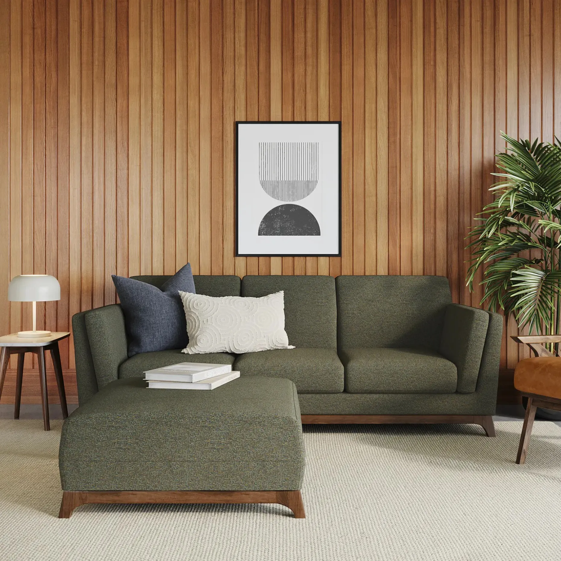Ceni 83" Sofa - Hemlock Green