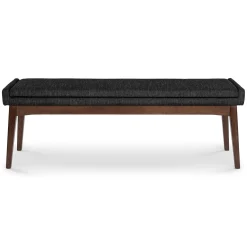 Chantel 56" Bench - Licorice