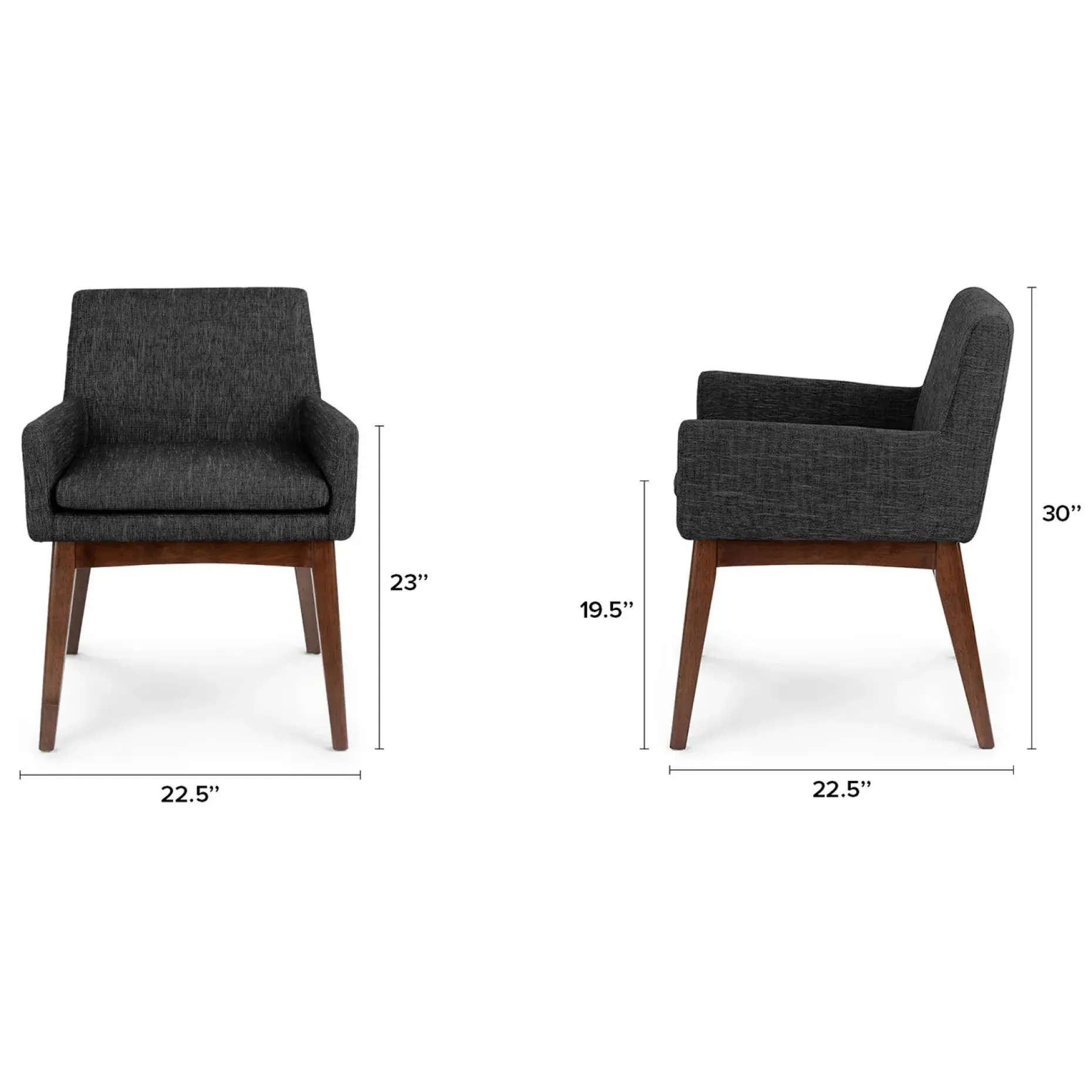 Chantel Dining Armchair - Licorice