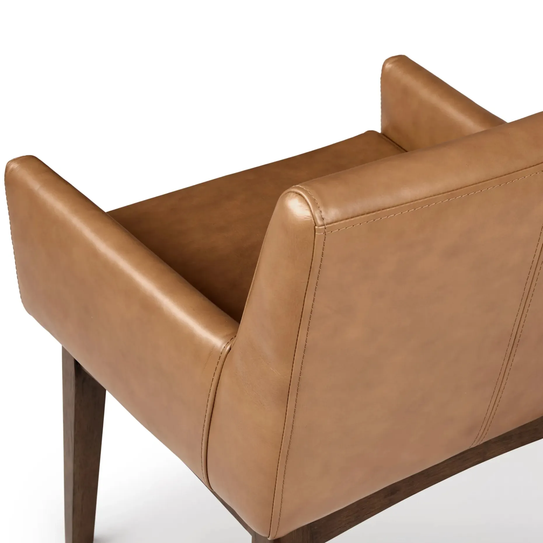 Chantel Leather Dining Armchair - Toscana Tan