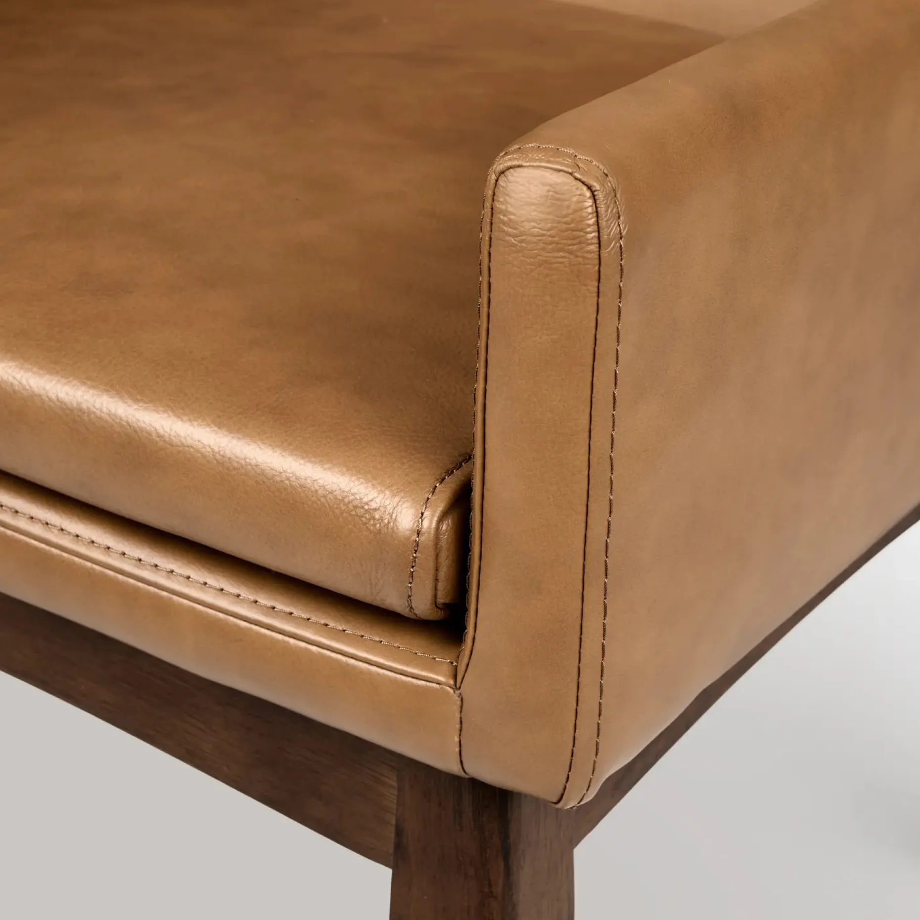 Chantel Leather Dining Armchair - Toscana Tan