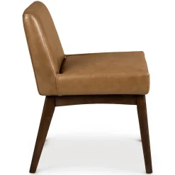 Chantel Leather Dining Chair - Toscana Tan