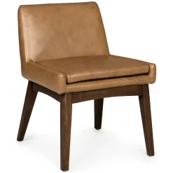 Chantel Leather Dining Chair - Toscana Tan