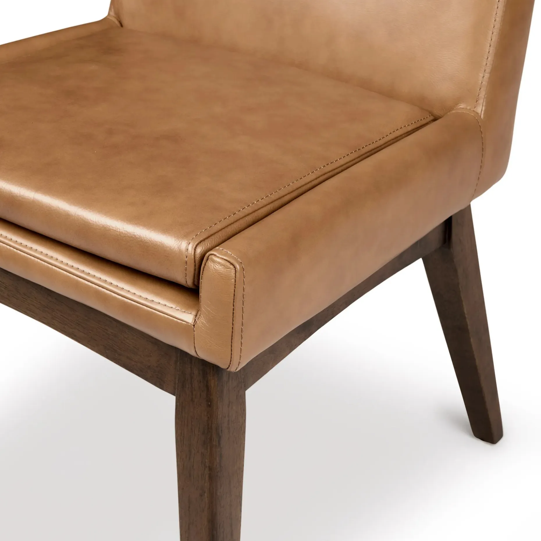 Chantel Leather Dining Chair - Toscana Tan
