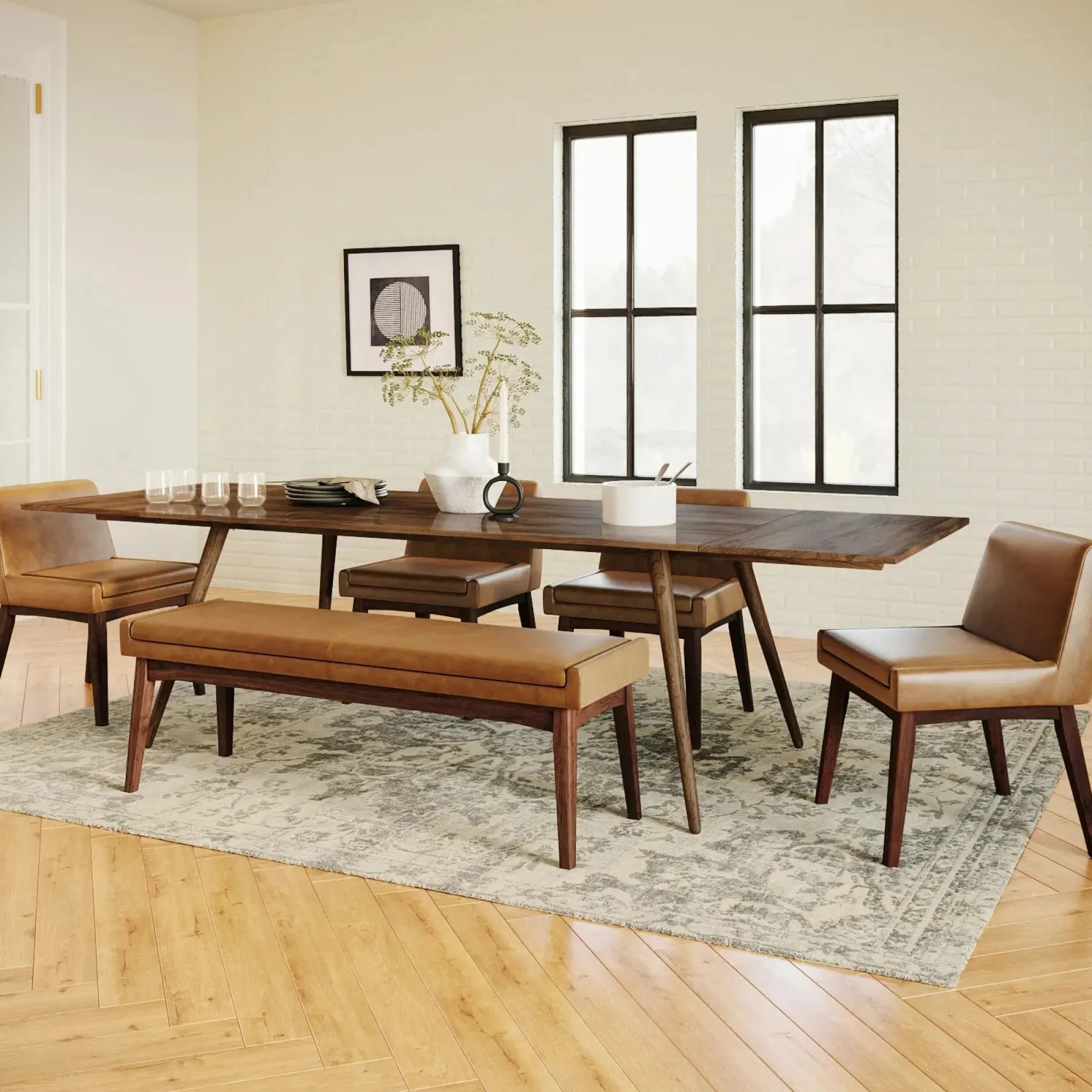 Chantel Leather Dining Chair - Toscana Tan