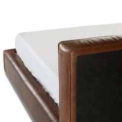 Cigar King Leather Storage Bed - Rawhide Brown