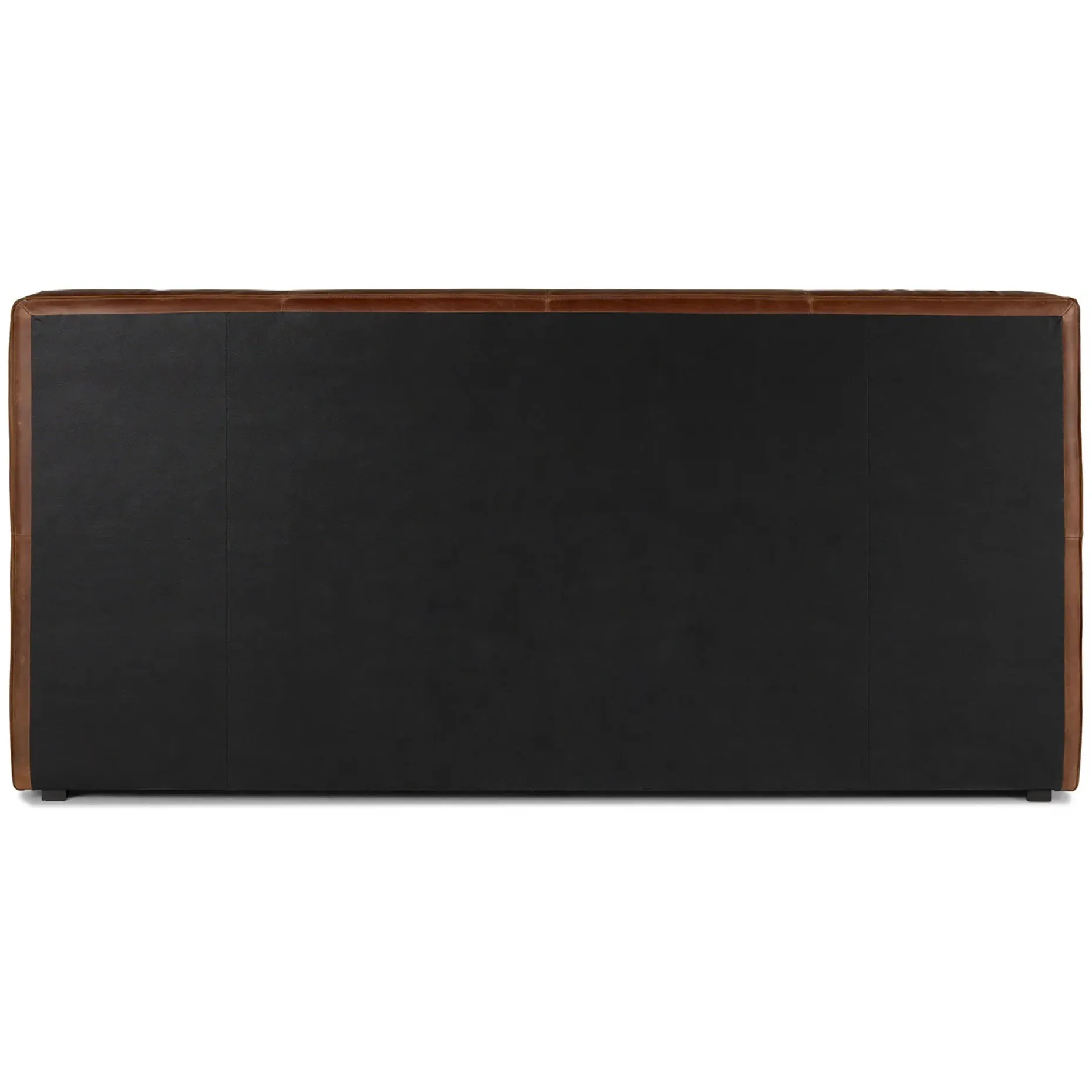 Cigar King Leather Storage Bed - Rawhide Brown