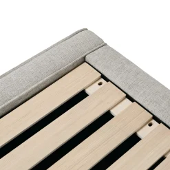 Cigar King Upholstered Storage Bed - Birch Ivory