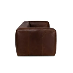 Cigar 92" Leather Sofa - Indiana Brown