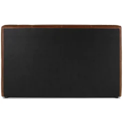 Cigar Queen Leather Storage Bed - Rawhide Brown