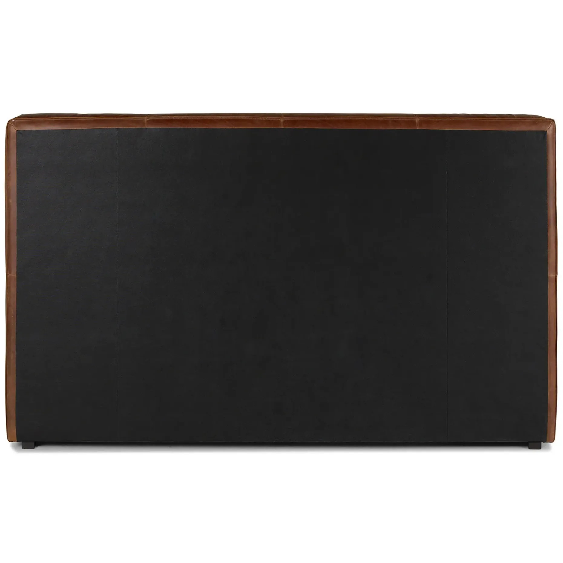Cigar Queen Leather Storage Bed - Rawhide Brown