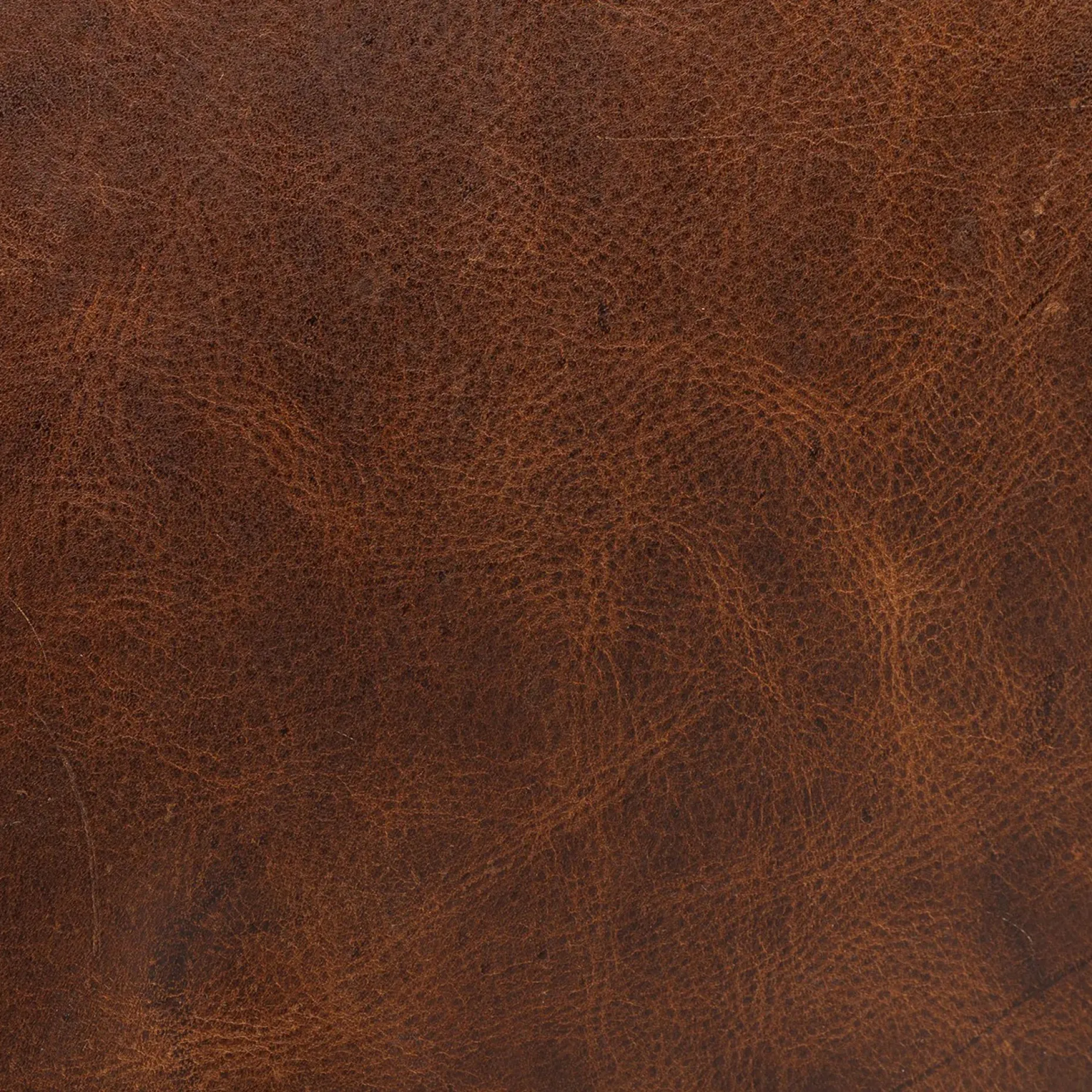 Cigar Queen Leather Storage Bed - Rawhide Brown