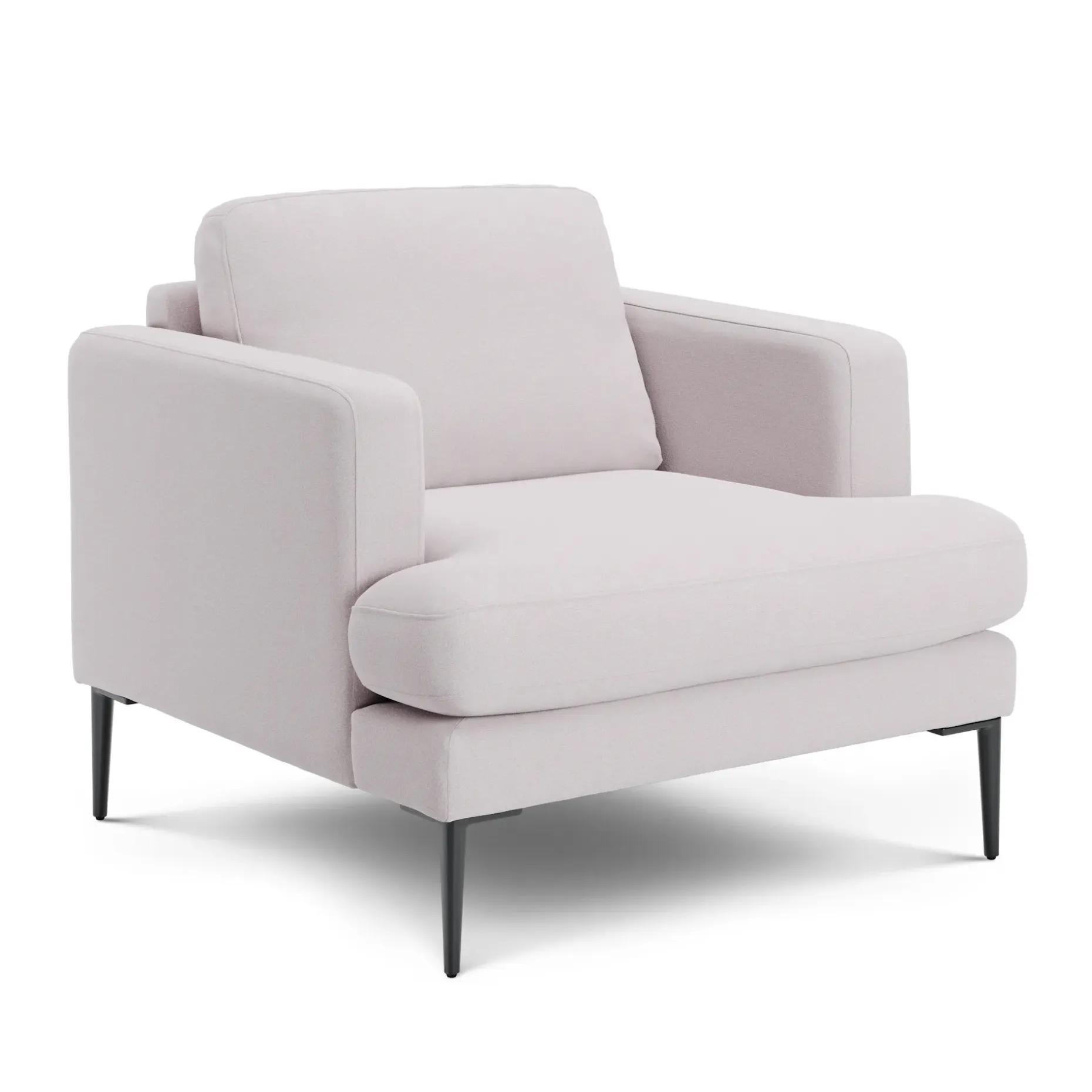 Cillian 36.5" Lounge Chair - Ratine Ivory