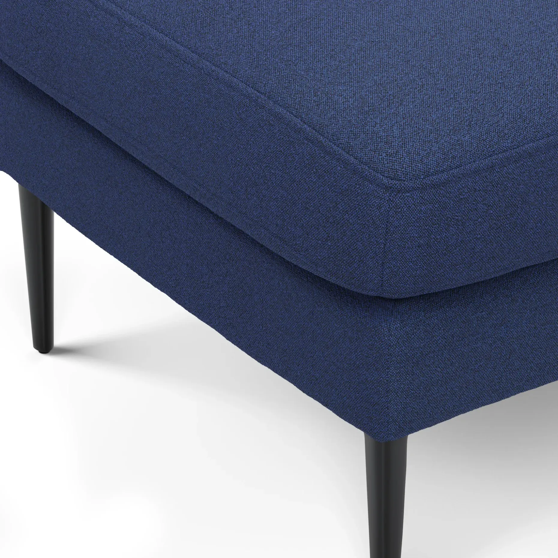 Cillian 33" Ottoman - Ratine Navy