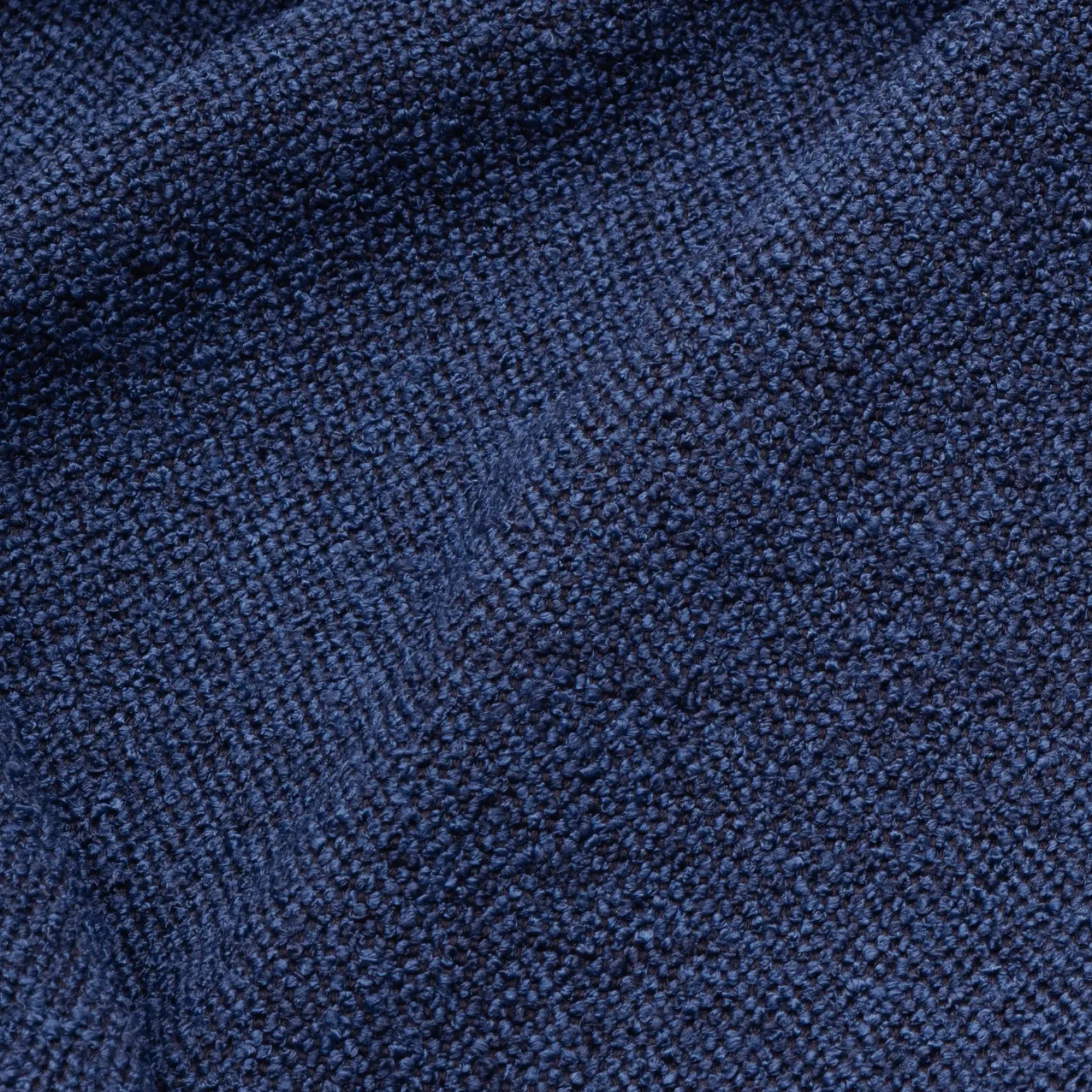 Cillian 33" Ottoman - Ratine Navy