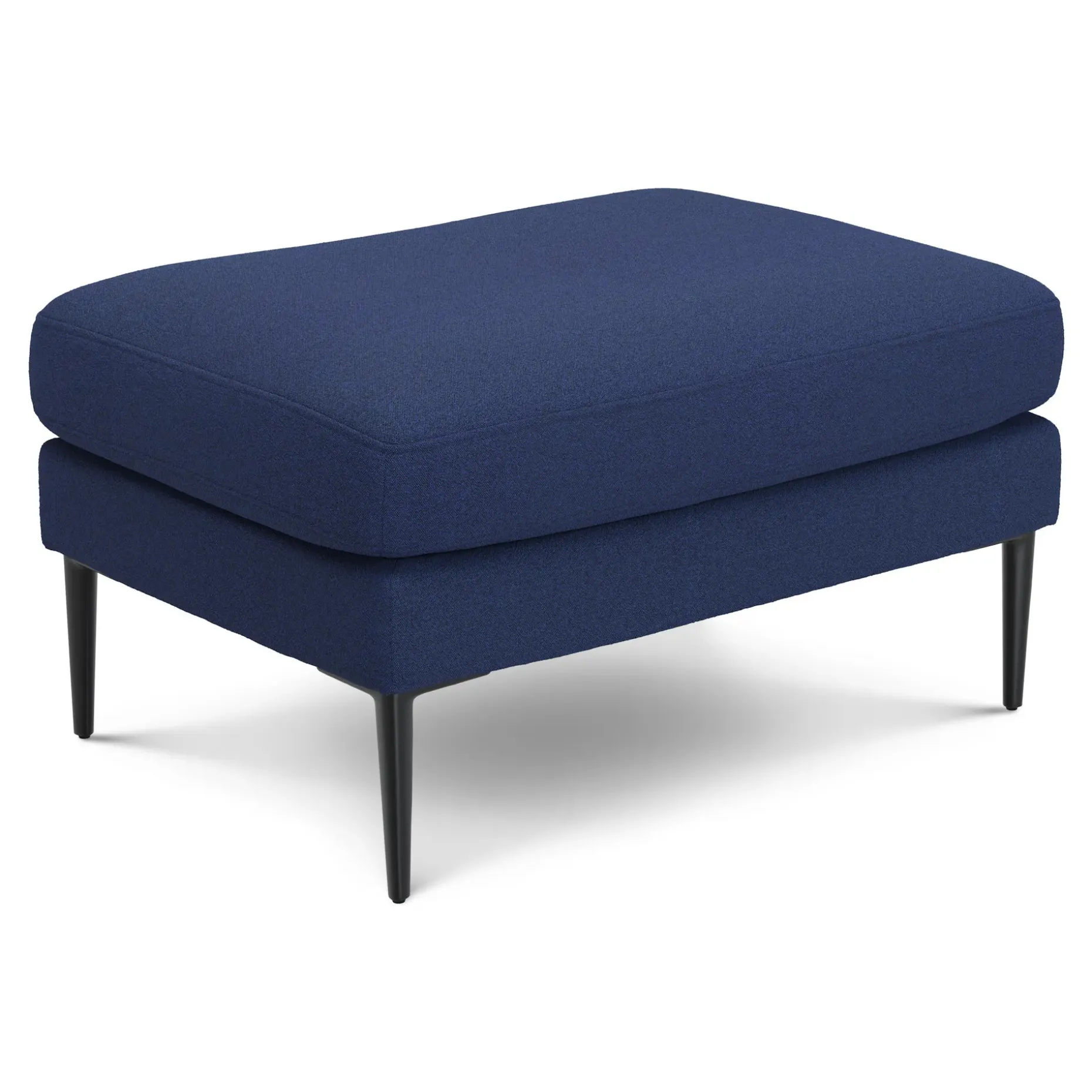 Cillian 33" Ottoman - Ratine Navy