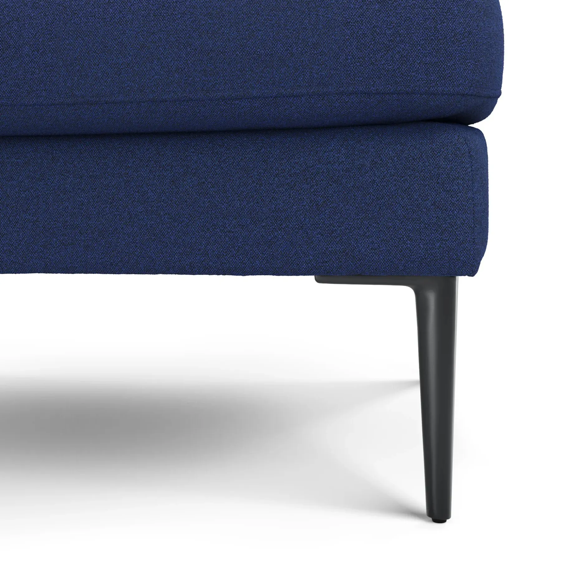 Cillian 33" Ottoman - Ratine Navy