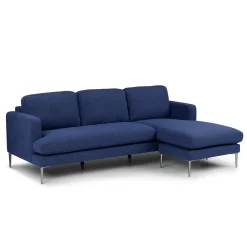 Cillian 93" Reversible Sectional - Ratine Navy