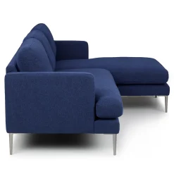 Cillian 93" Reversible Sectional - Ratine Navy