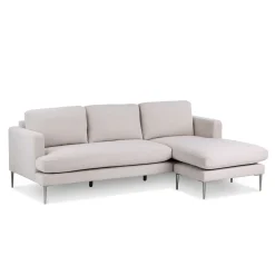 Cillian 93" Reversible Sectional - Ratine Ivory