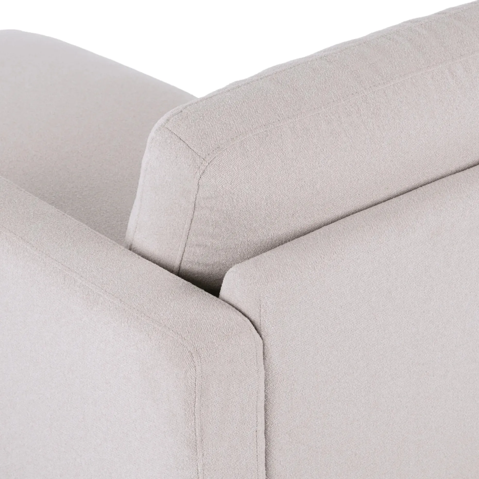 Cillian 93" Reversible Sectional - Ratine Ivory