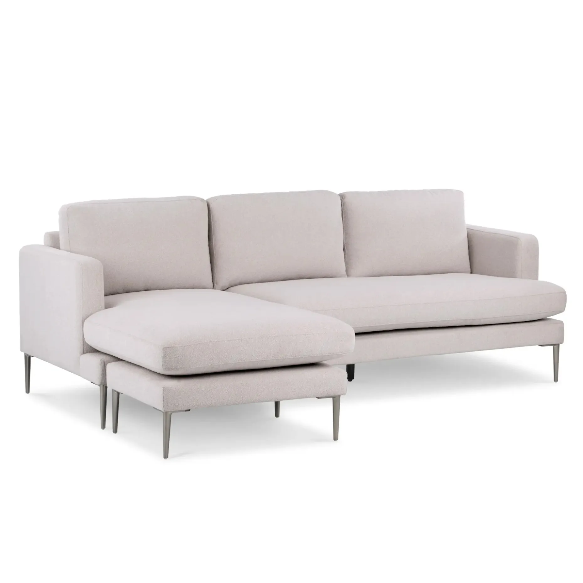 Cillian 93" Reversible Sectional - Ratine Ivory