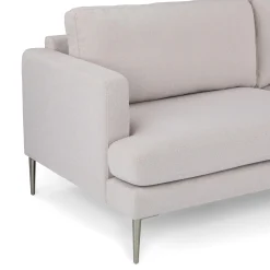 Cillian 87" Sofa - Ratine Ivory