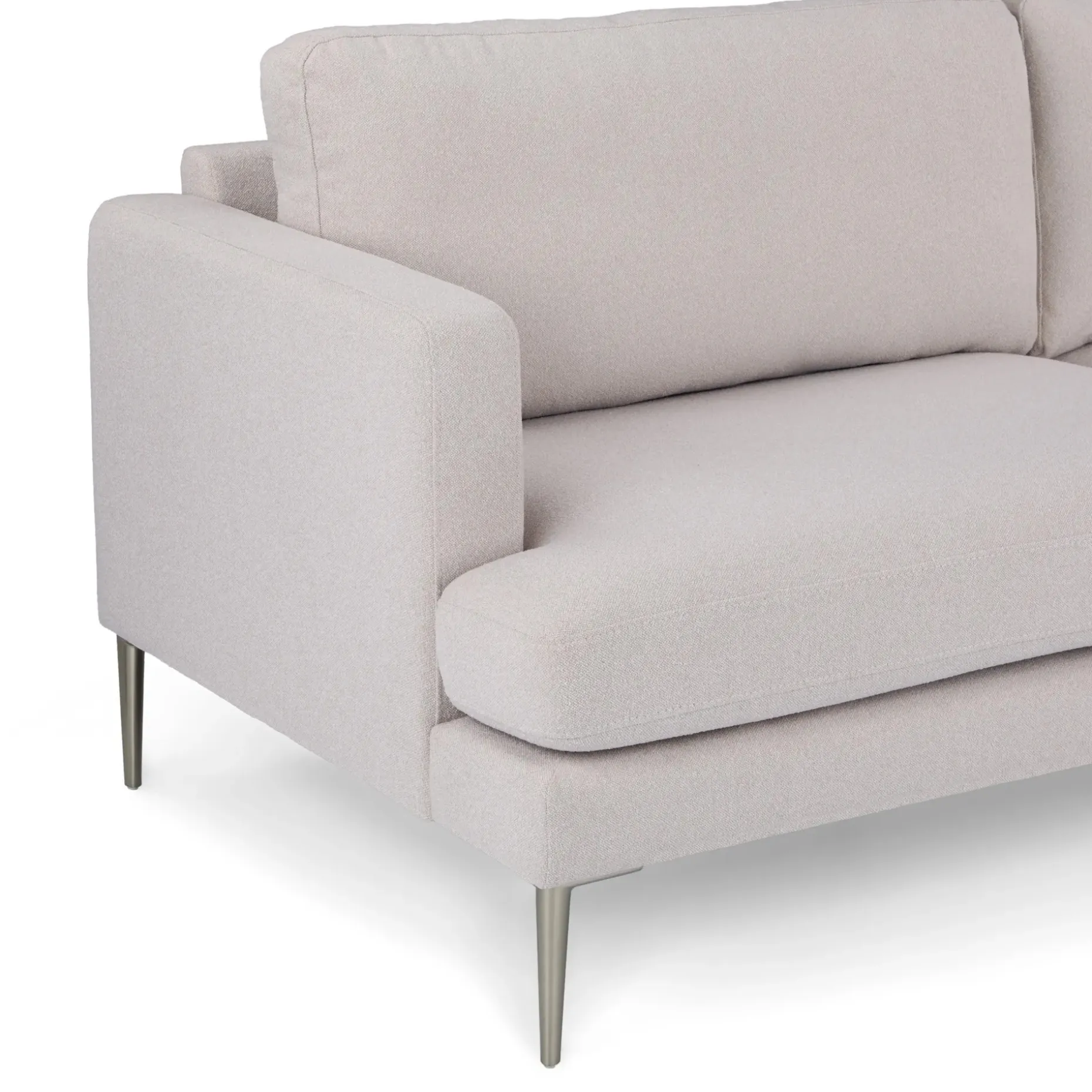 Cillian 87" Sofa - Ratine Ivory