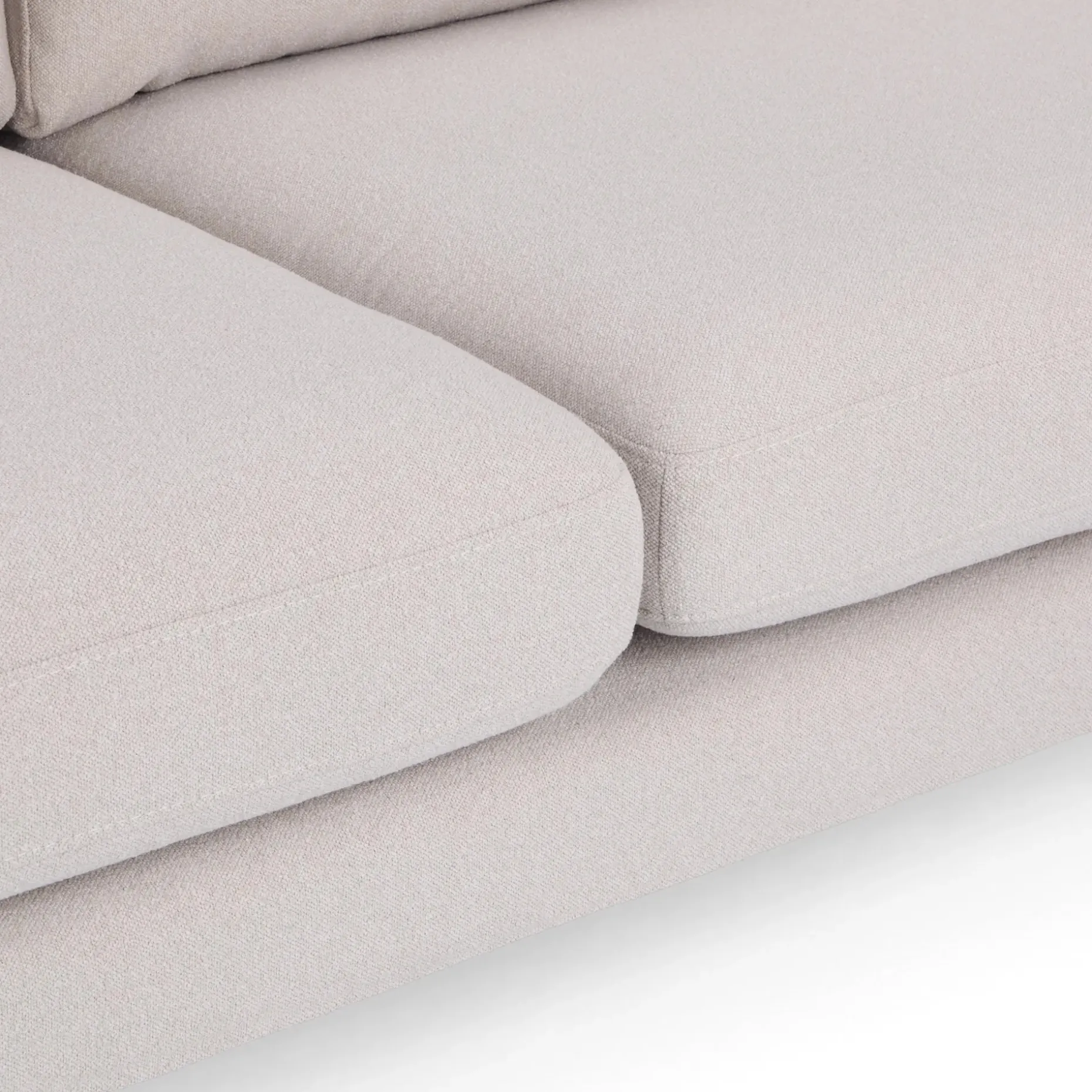 Cillian 87" Sofa - Ratine Ivory